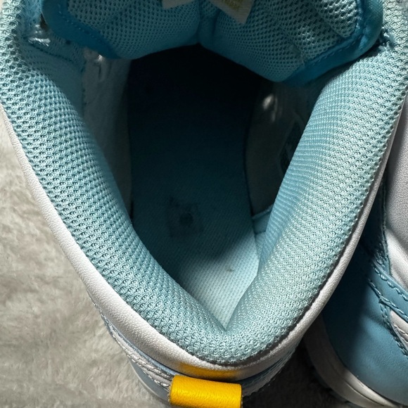 Nike High-Top Sneakers in Light Blue and White